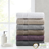 100% Egyptian Cotton 6-Piece Towel Set, White