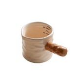 Ceramic Espresso Milk Pitcher with Measurement Marks