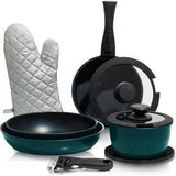 Moss & Stone 10-Pc Nonstick Cookware Set