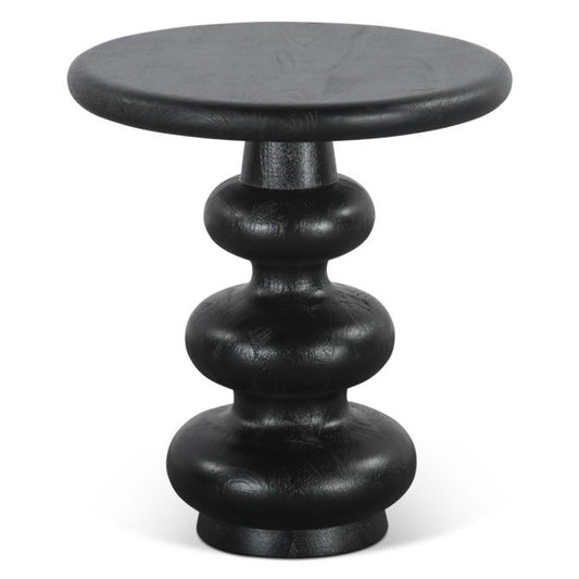 Biloba 18" Side Table in Black