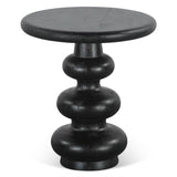 Biloba 18" Side Table in Black