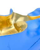 Wrapped Lotus Leaf Blue Bowl