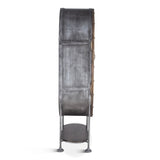 Bowery 34" Tall Oval Bar Cabinet