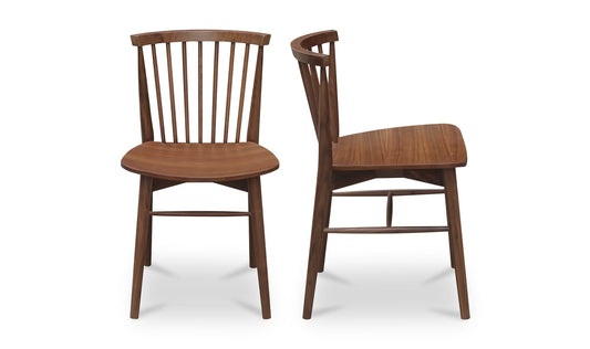 Marley Dining Chair Walnut-Set of Two