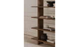 Casey Large Bookcase Dark Brown