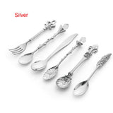 Mixora 6 Piece Vintage Spoon & Fork Set