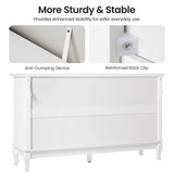 7 Drawer Dresser with Solid Wood Legs