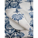 Set of 4 Tropical Garden Napkins – Indigo and Sky