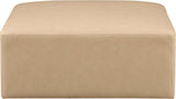 Cube - Ottoman - Tan