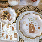 We Can Bearly Wait 62pc Baby Shower Tableware Set