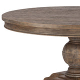 Colonial Plantation 60" Round Dining Table in Weathered Teak