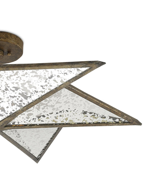 Stargazer Bronze Semi-Flush Mount