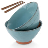 Kook Terracotta Ramen Bowls 36 oz, Set of 2
