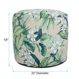 Outdoor Round Tall Pouf Bora Breeze