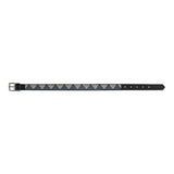 Jabulani Beaded Leather 30" Dog Collar - Silver Celestial