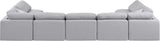 Indulge - Linen 7 Piece Modular U-Shaped Sectional