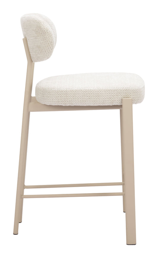 Aurea Counter Stool (Set of 2) Light Gray