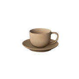 Kumi Stoneware Coffee Cup & Saucer Set of 2