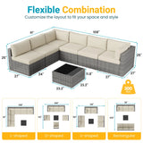 All Weather Outdoor 7-Piece Patio Furniture Set