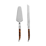Connoisseur Laguiole Tortoise Shell Cake & Pie Server Set
