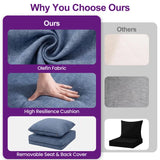 Wholesale 2‑Pack Deep‑Seat Patio Cushions with Removable Covers