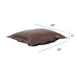 Puff Ottoman Cover Avanti Pecan -Cover Only