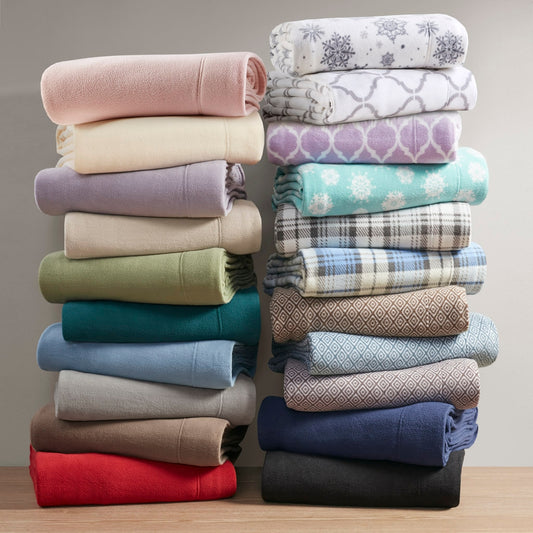 Solid Micro Fleece Sheet Set, Blush