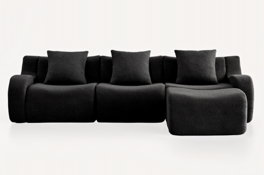 ROMA 115.3" 3-Seater Sofa with 1 Ottoman