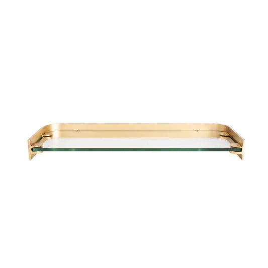 Esteban Glass and Metal Shelf