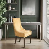 Wholesale [Set of 2] High-Back Upholstered Dining Side Chairs, Gold