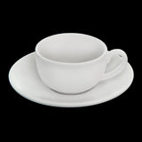 Wilmax 3 oz Porcelain Coffee Cup & Saucer Set
