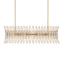 Marquise Oval Gold Chandelier