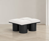 Pavilion - 4 Piece Modular Bench With Black Base