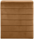 Ivy - Velvet Accent Chair - Saddle