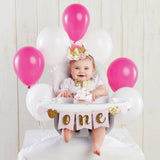 Gold Glitter 1st Birthday Décor Kit for Baby Girl