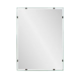 Vivaldo Floating Vanity Mirror with Glass Box Frame