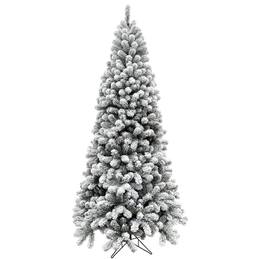 6.5-Ft. Flocked Alaskan Pine Christmas Tree