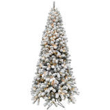 6.5-Ft. Flocked Alaskan Pine Christmas Tree