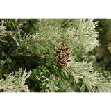6.5 Ft. Buffalo Fir Slim Artificial Christmas Tree with White Incandescent Smart Lights