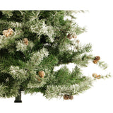 6.5 Ft. Buffalo Fir Slim Artificial Christmas Tree with White Incandescent Smart Lights