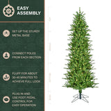 Carmel Pine Slim Artificial Christmas Tree
