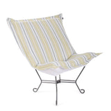 Indoor/Outdoor Puff Scroll Chair Dune Moss