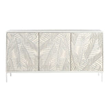 Fern 57" Sideboard with Three Doors in Coastal White