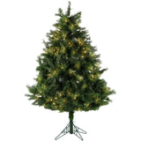 5-Ft. Northern Cedar Teardrop Christmas Tree with EZ Connect Warm White LED Lighting