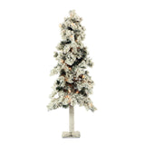 2-Ft. Snowy Alpine Tree with Clear Lights