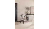 Ventana Dining Chair Black And Natural - Set Of Two