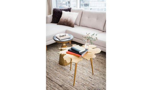 Amoeba Side Table Gold