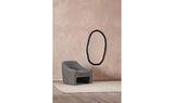 Foundry Oval Mirror Black