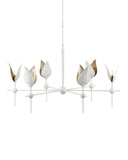 Peace Lily White Chandelier