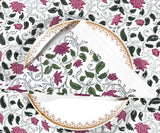 Pink Floral Napkins Set of 4